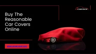 Buy the reasonable car covers online USCARCOVER