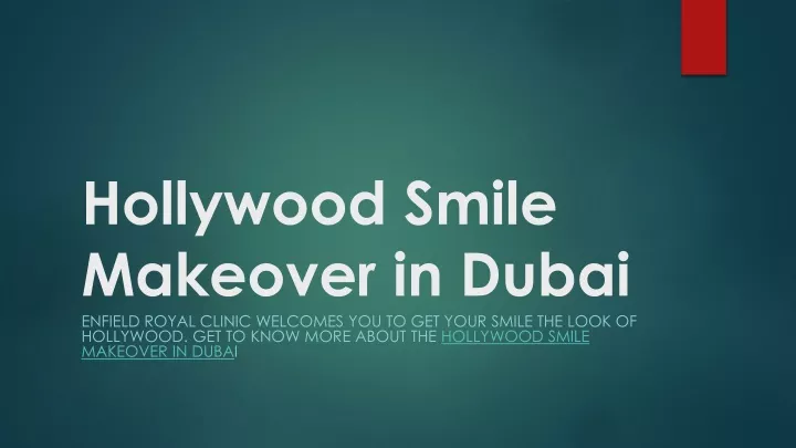 hollywood smile makeover in dubai enfield royal