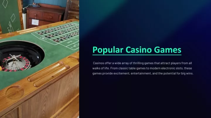 popular casino games