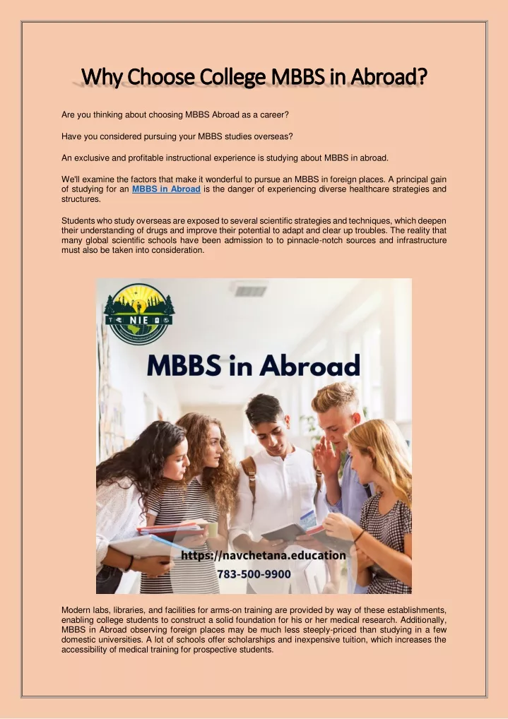 are you thinking about choosing mbbs abroad