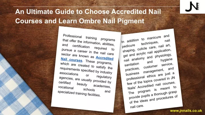 an ultimate guide to choose accredited nail