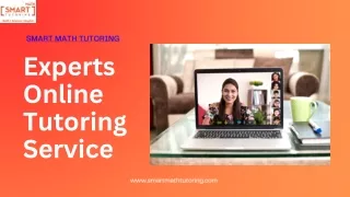 Smart Math Tutoring Experts Online Service