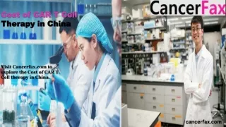 Cost of CAR T Cell therapy in China