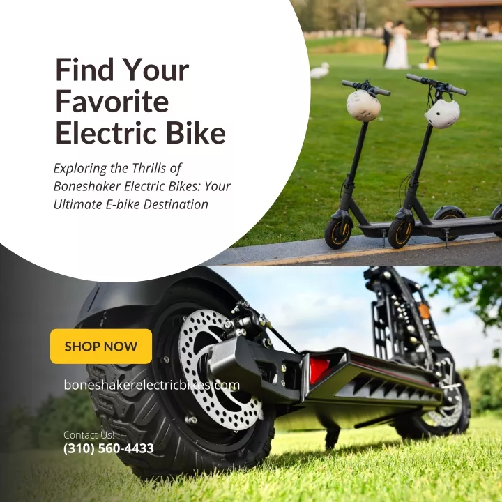 find your favorite electric bike