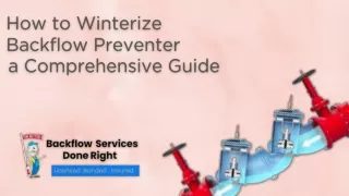 How to Winterize Backflow Preventer A Comprehensive Guide