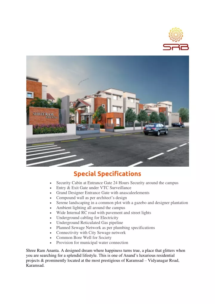 special specifications