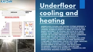 Exploring the Diversity of Underfloor Cooling and Heating Systems in India