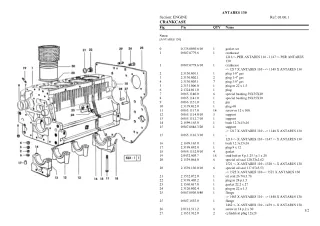 SAME antares 130 Tractor Parts Catalogue Manual Instant Download