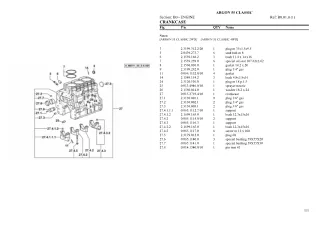 SAME argon 55 classic Tractor Parts Catalogue Manual Instant Download
