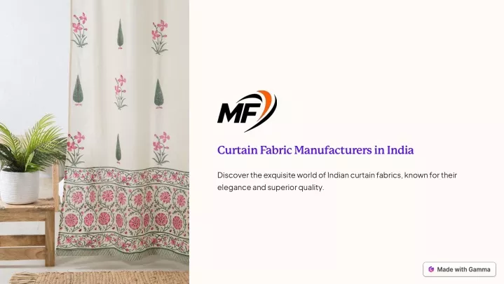 curtain fabric manufacturers in india