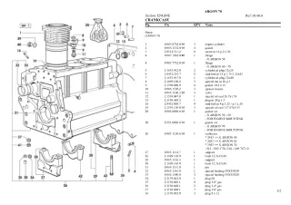 SAME argon 70 Tractor Parts Catalogue Manual Instant Download