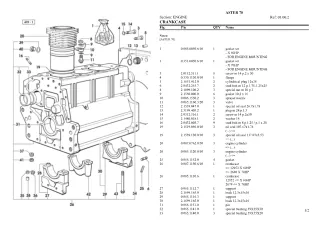 SAME aster 70 Tractor Parts Catalogue Manual Instant Download