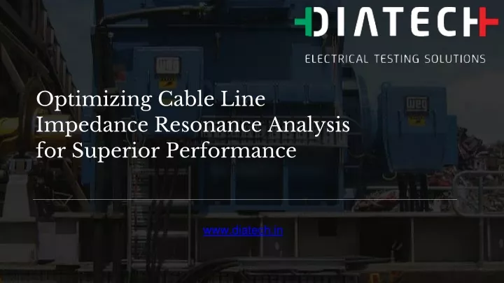 optimizing cable line impedance resonance