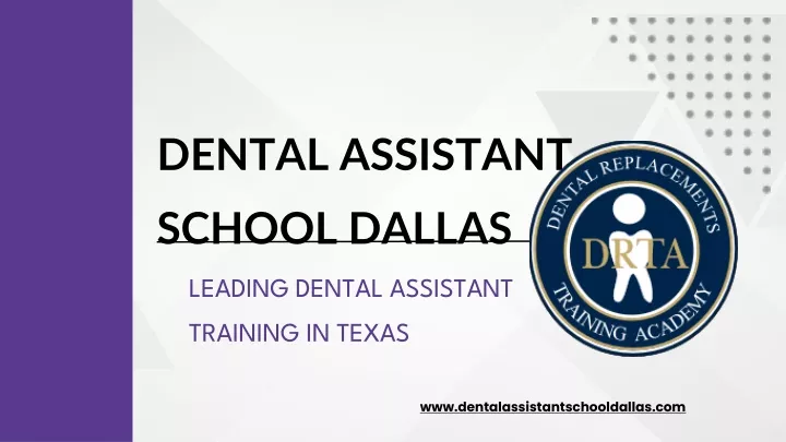 dental assistant school dallas