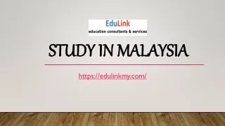 Study in Malaysia for African Students