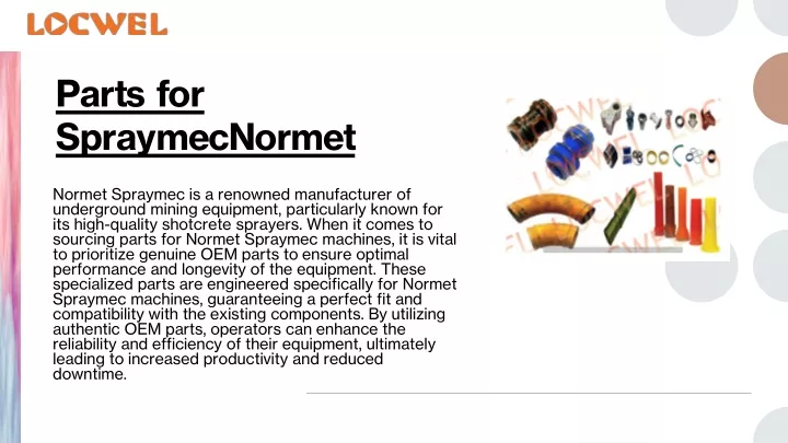 parts for spraymecnormet