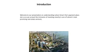 Invest Smart, Live Smart Lahore Smart City Payment Plans Demystified!