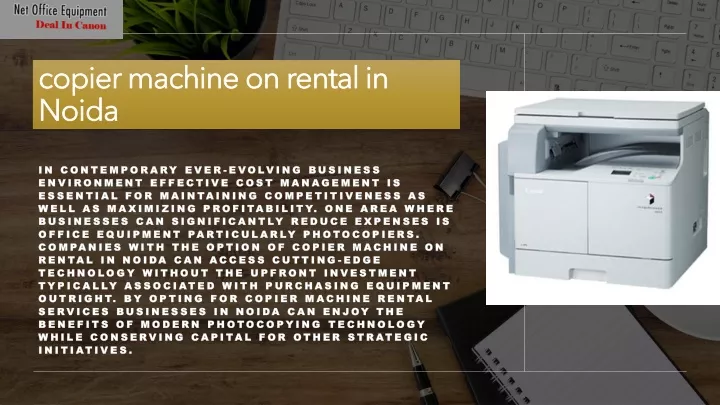 copier machine on rental in noida