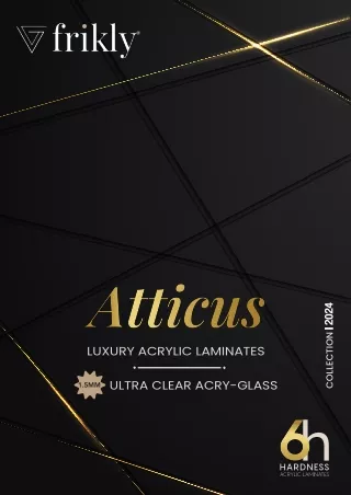 Unleash Unrivaled Elegance and Durability with Atticus Premium Laminates