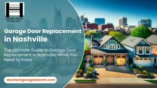 Nashville’s Premier Guide to Residential Garage Door Selection