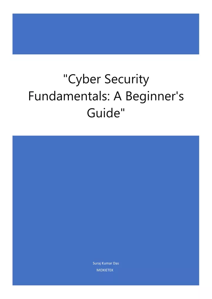 cyber security fundamentals a beginner s guide