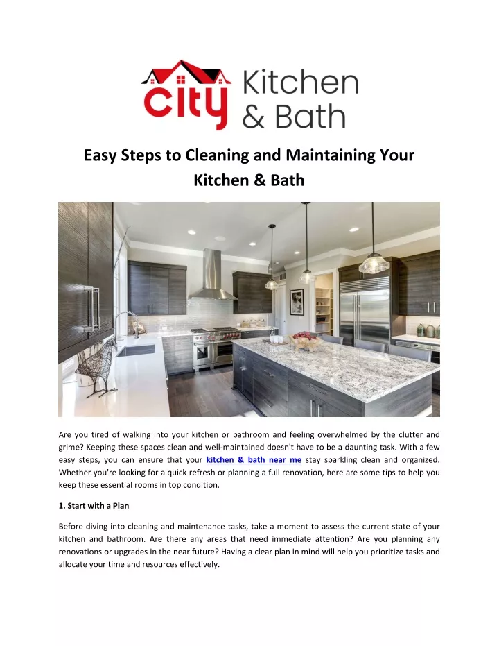 easy steps to cleaning and maintaining your