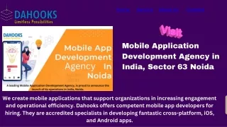 Mobile Application Development Agency in India, Sector 63 Noida