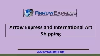 arrow express and international art shipping