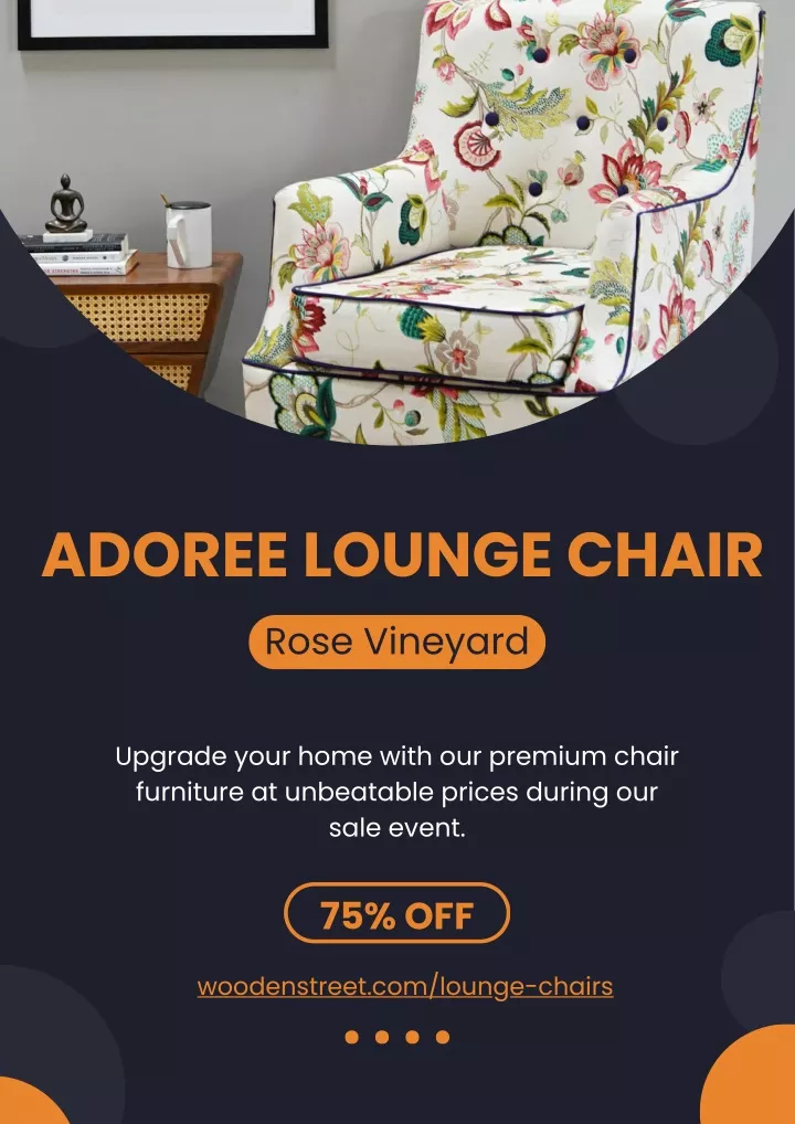 adoree lounge chair rose vineyard