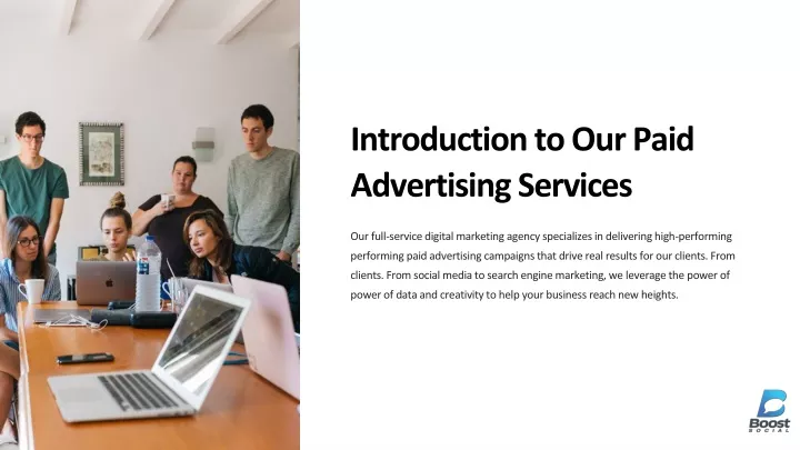 introduction to our paid advertising services