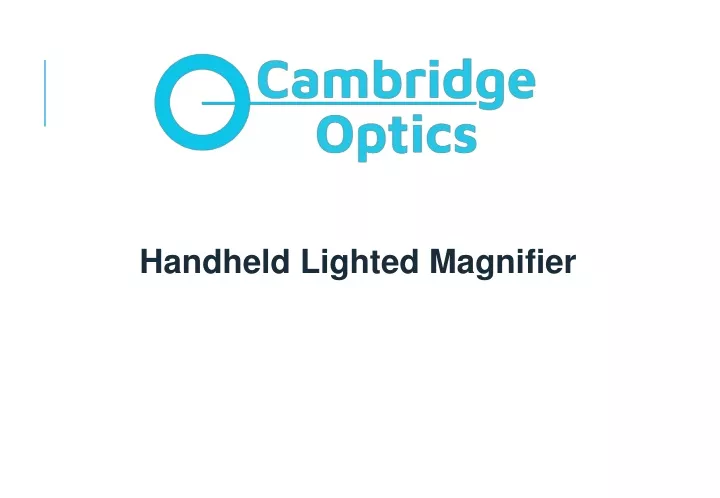 handheld lighted magnifier