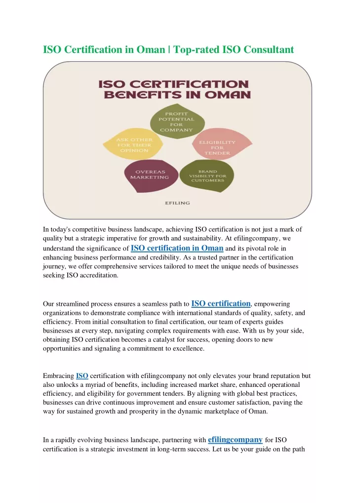iso certification in oman top rated iso consultant