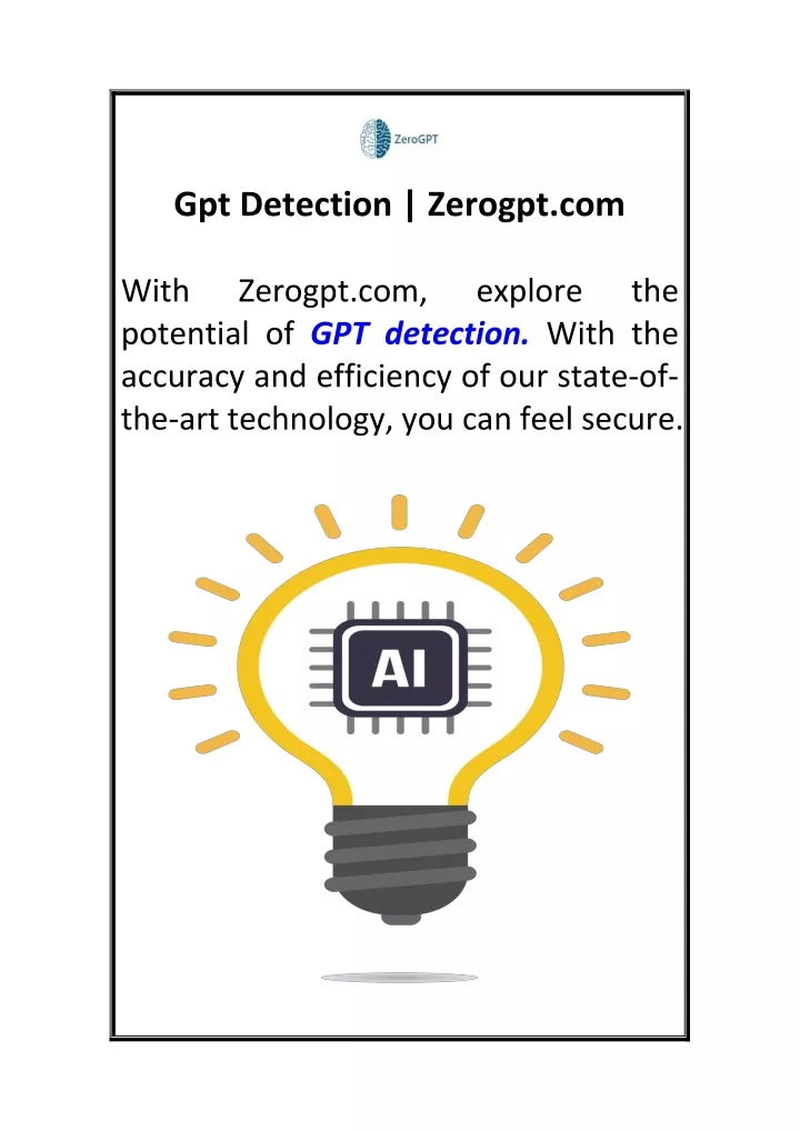 gpt detection zerogpt com