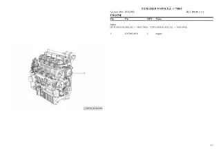 SAME explorer 95 special Tractor Parts Catalogue Manual Instant Download (SN 70001 and up)