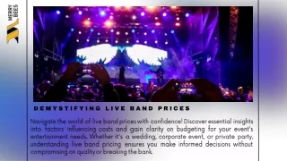 Live Band Price