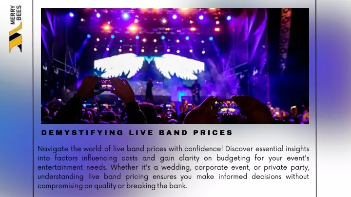 demystifying live band prices