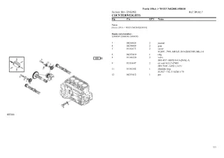 SAME fortis 150.4 Tractor Parts Catalogue Manual Instant Download (SN wsxv360200ls50010 and up)