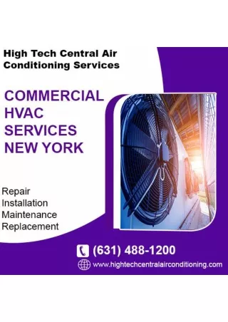 High Tech Central Air Conditioning Services