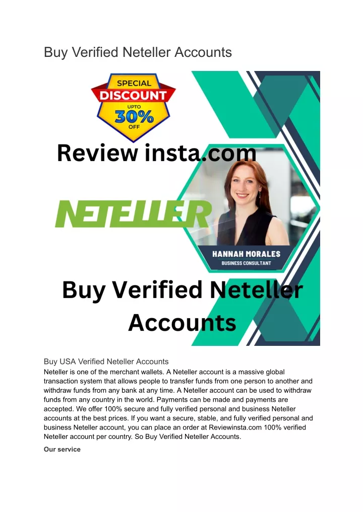 buy verified neteller accounts