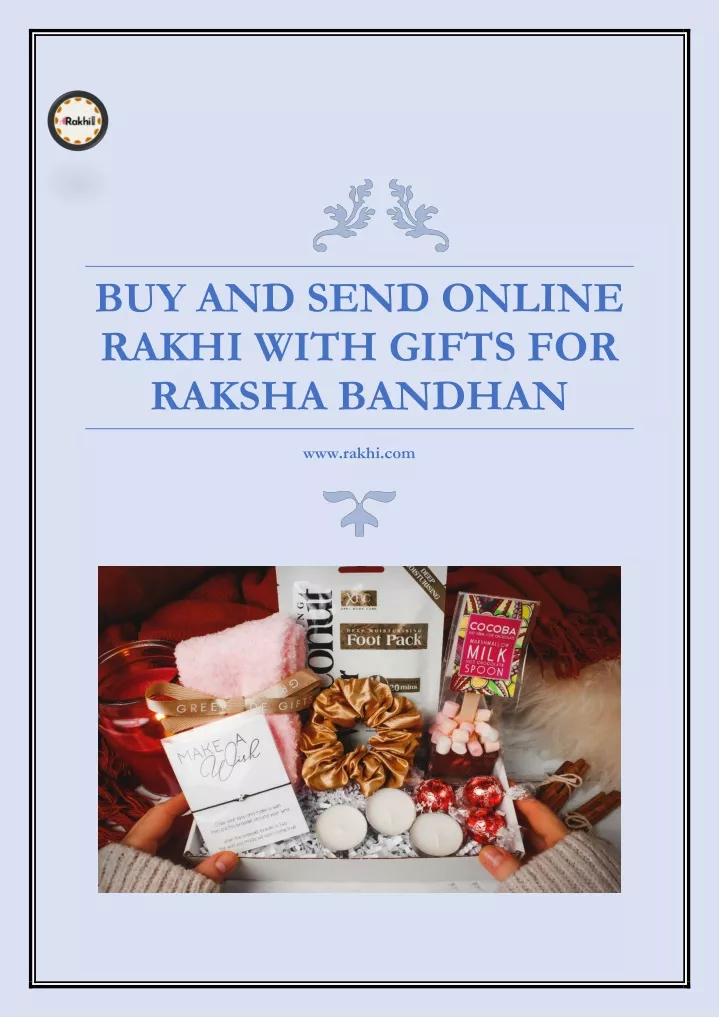 buy and send online rakhi with gifts for raksha
