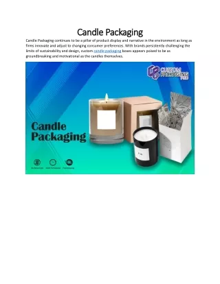 candle packaging candle packaging