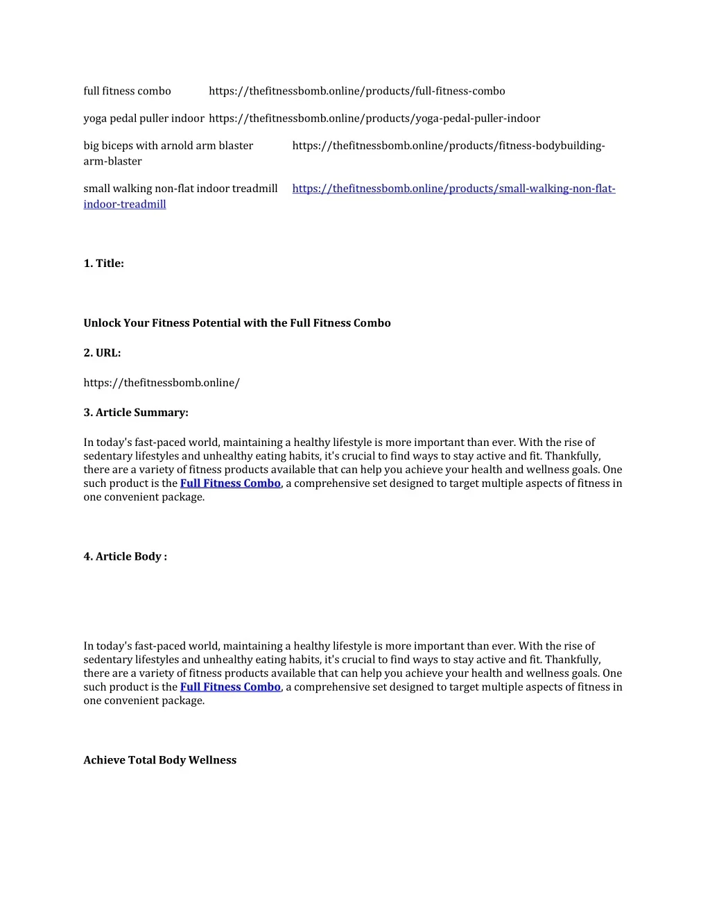 PPT - Unlock Your Fitness Potential with the Full Fitness Combo ...