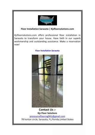 Floor Installation Sarasota   Kjzfloorsolutions.com