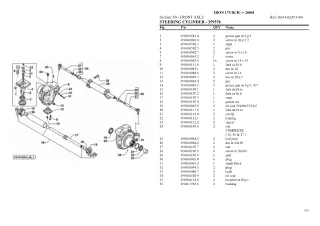 SAME iron 175 dcr Tier 3 Tractor Parts Catalogue Manual Instant Download (SN 20001 and up)