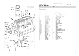 SAME krypton f 78 n Tractor Parts Catalogue Manual Instant Download