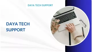 Optimizing Laptop Performance by Daya Tech Support in Bur Dubai