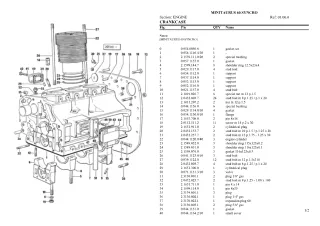 SAME minitaurus 60 syncro Tractor Parts Catalogue Manual Instant Download