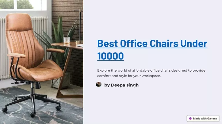 best office chairs under 10000