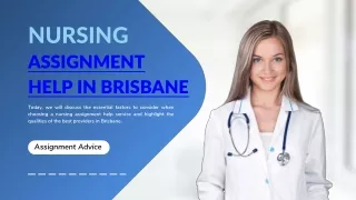 What is the best nursing assignment help in Brisbane?
