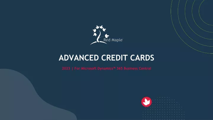 advanced credit cards